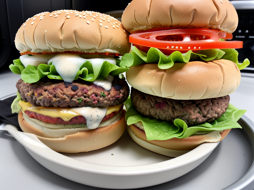 impossible burgers in air fryer
