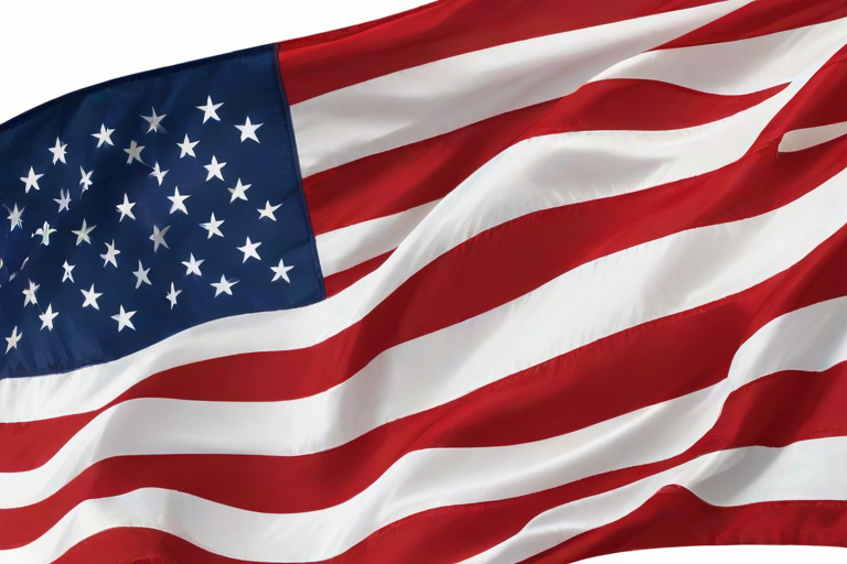 transparent american flag clipart