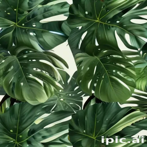 aesthetic monstera wallpaper