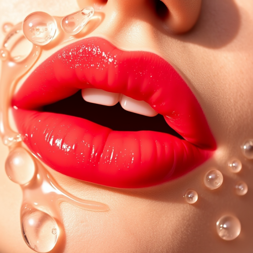 Refreshing "Watermelon Splash" lip oil combining nourishing ingredients with a juicy tint of color, leaving lips looking plump, healthy, and naturally enhanced