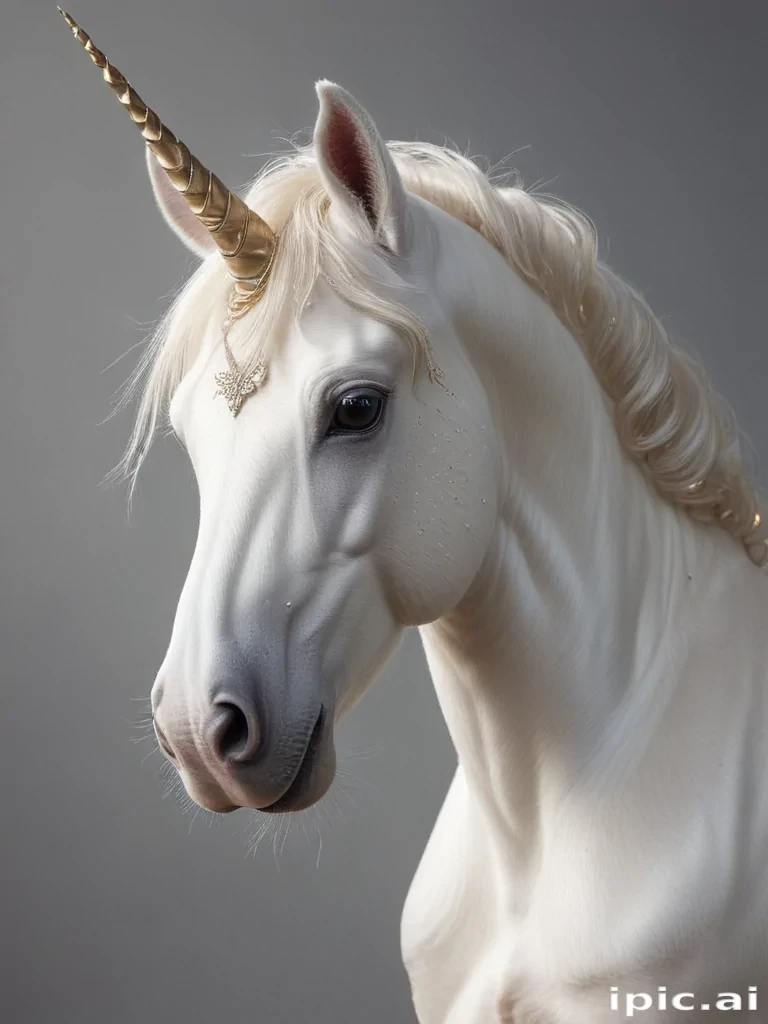 unicorn outline