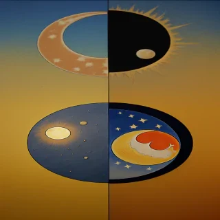 sun and moon