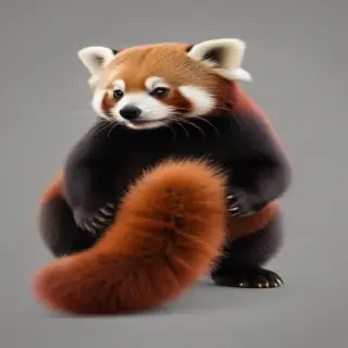 red panda png