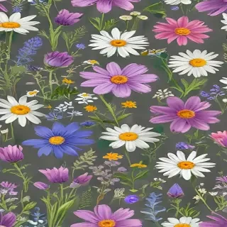 wildflowers transparent background