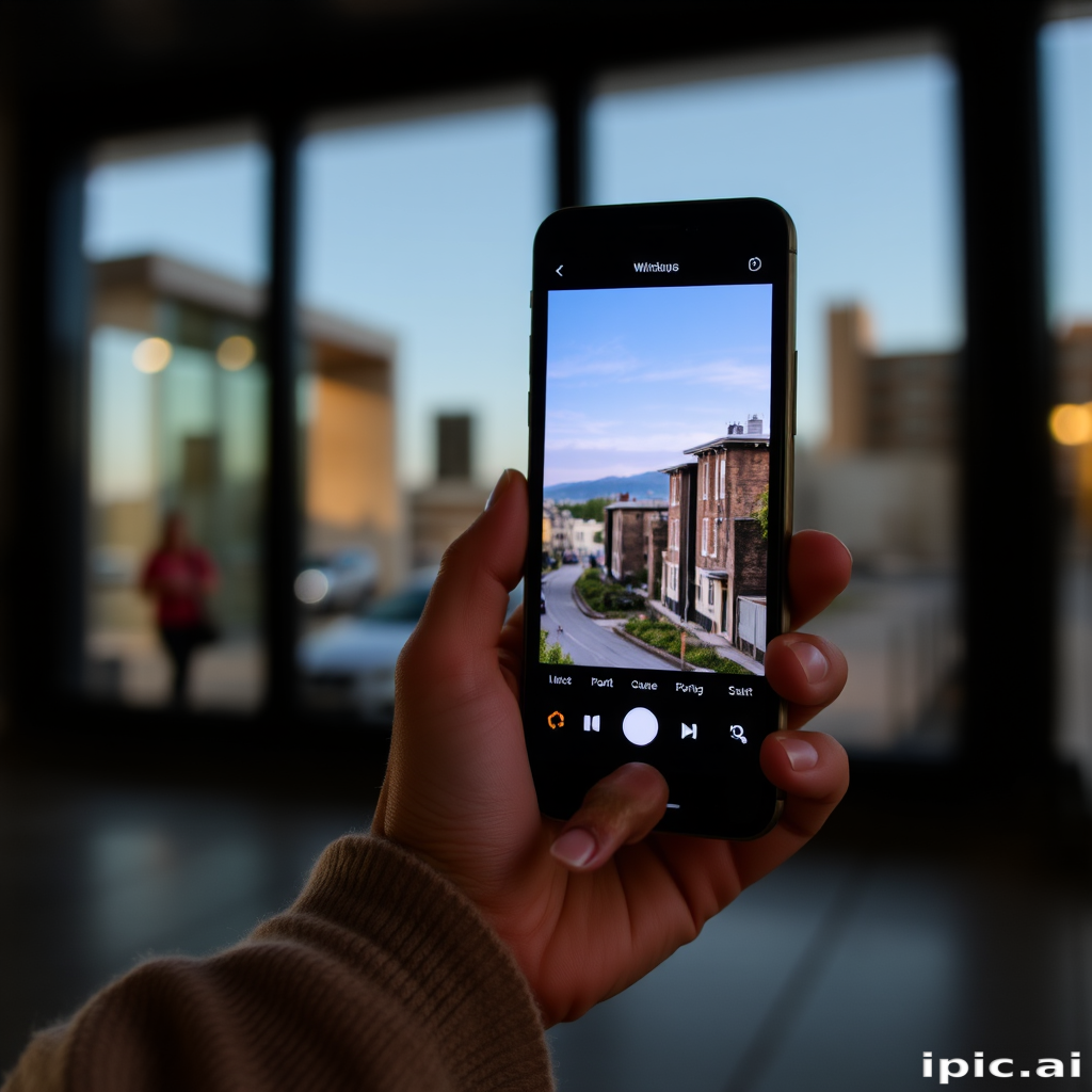 holding a phone