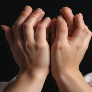 pray hands png