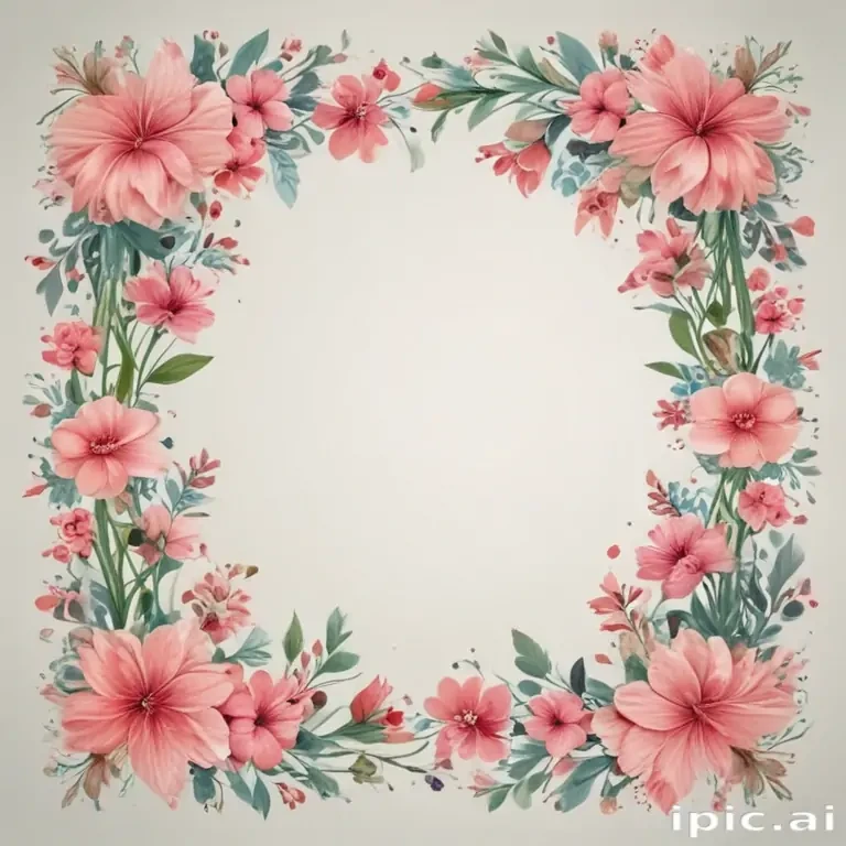 clipart borders flowers