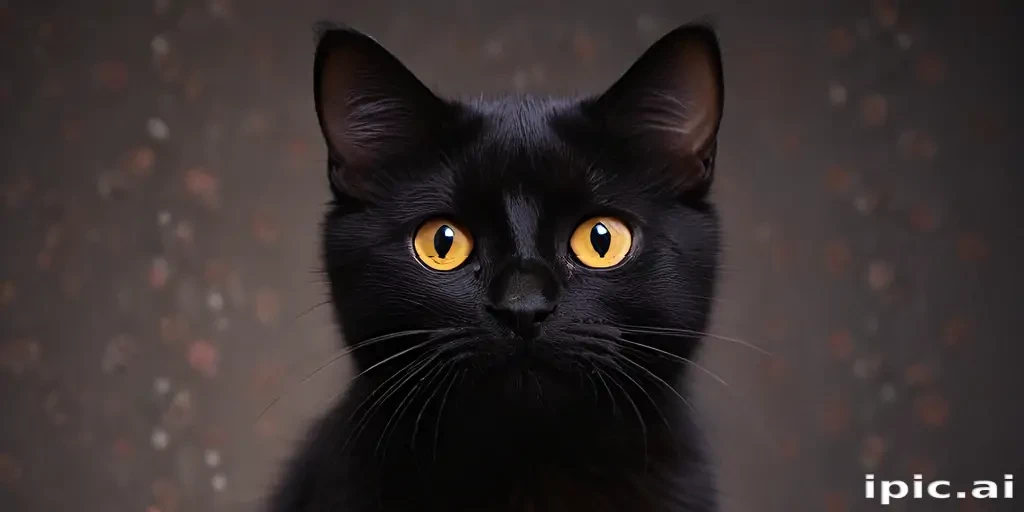 cute black cat wallpaper