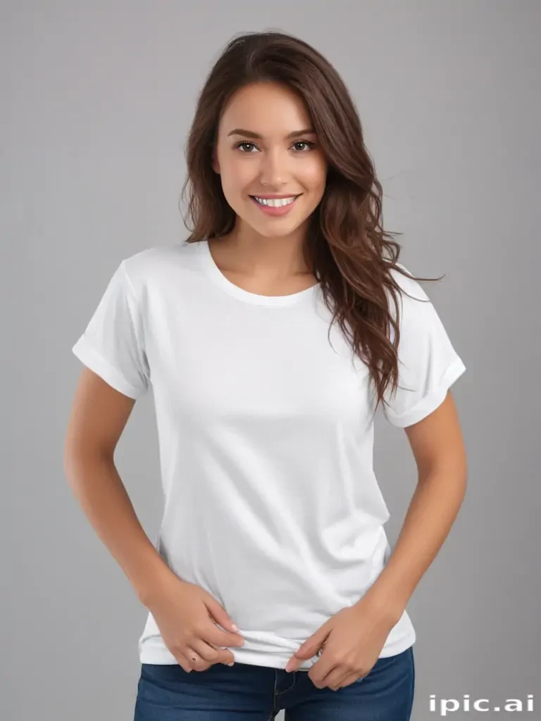 white tee png