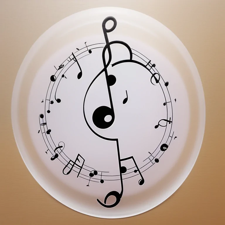 transparent music note