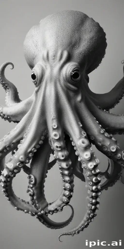 octopus clip art black and white