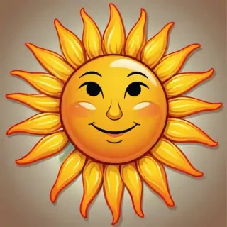 sun cartoon png