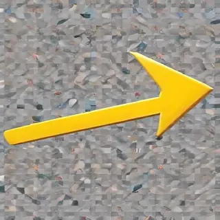 yellow arrow png