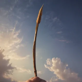 drawn arrow