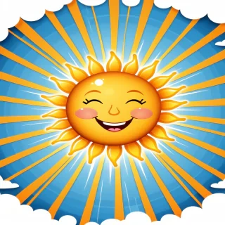 sunshine clipart transparent background