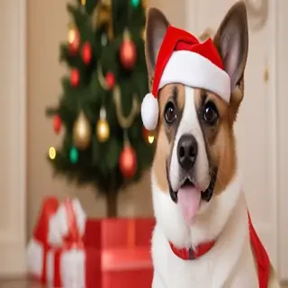 christmas dog photos