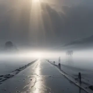 foggy background