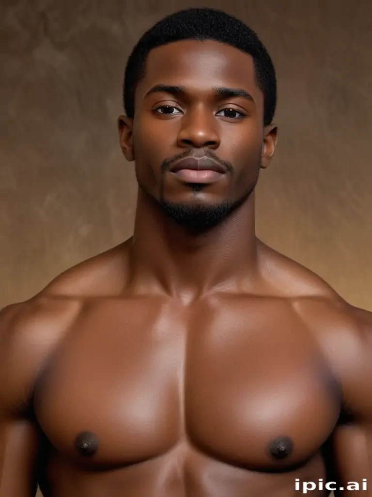 black male shirtless