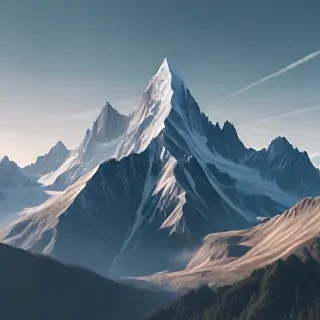 transparent mountains