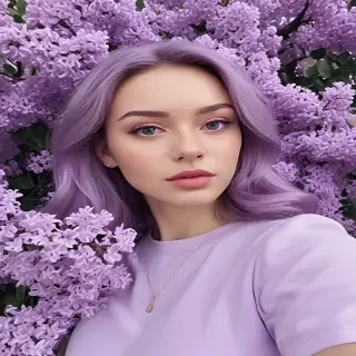 lilac aesthetic