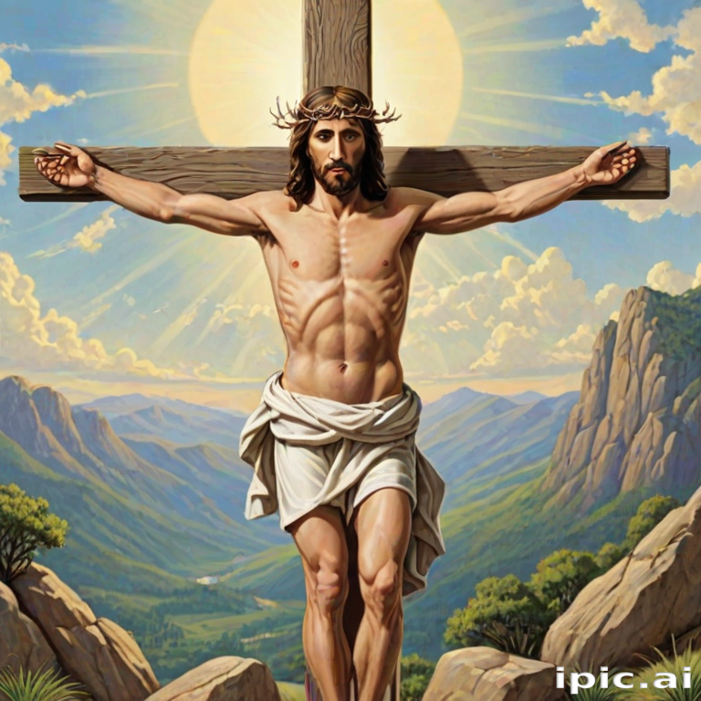 jesus on the cross clipart