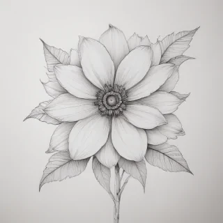 flower drawing pictures
