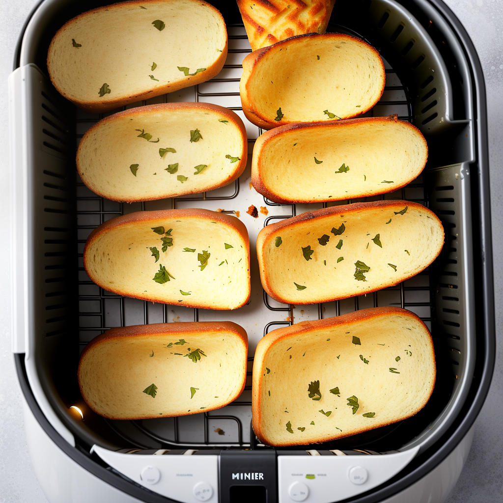frozen garlic bread in the air fryer