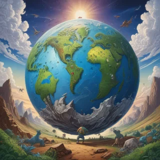 earth cartoon drawing