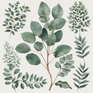transparent eucalyptus clipart