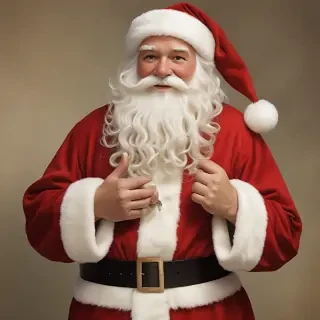 images of vintage santa