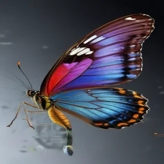 butterfly no background
