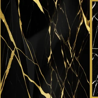 black and gold marble