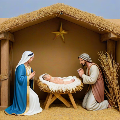 free christmas nativity scene