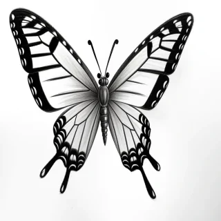 drawing butterfly