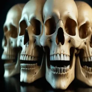 skull background