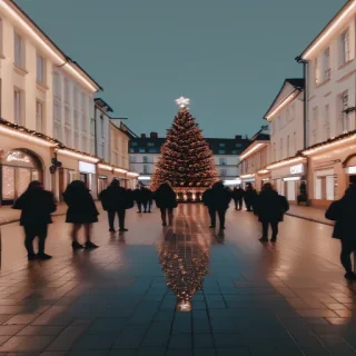 christmas photos aesthetic
