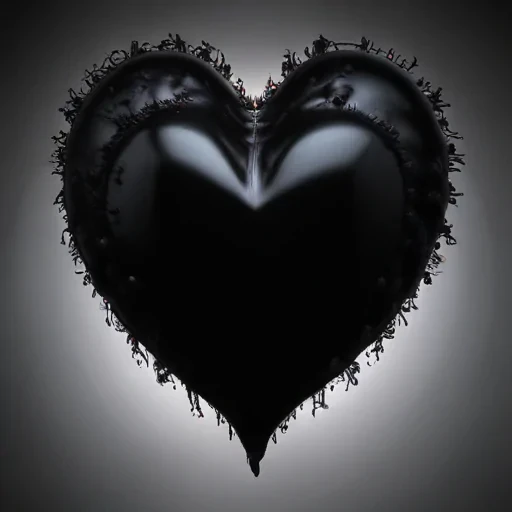 black heart image