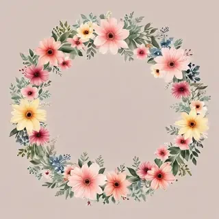 flower circle png