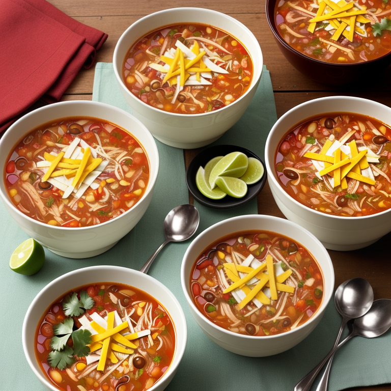 what to serve with chicken tortilla soup