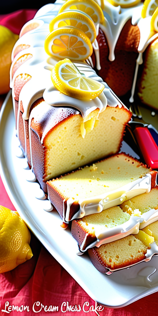 lemon cream cheese pound cake recipe
