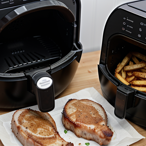 thin bone in pork chops in air fryer