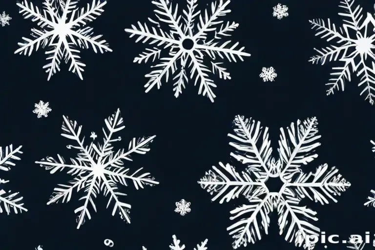 snowflakes clipart transparent background