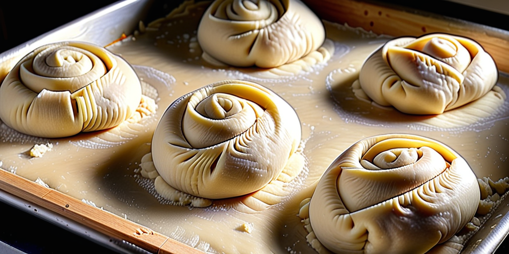 frozen bread dough into rolls