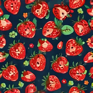 strawberry cute wallpaper