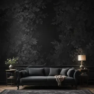 black wallpaper phone
