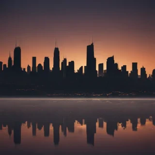 city silhouette png
