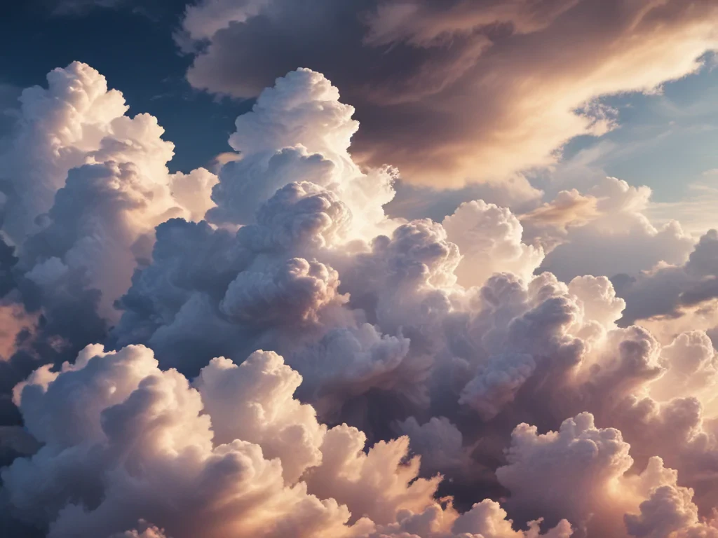 aesthetic clouds wallpaper