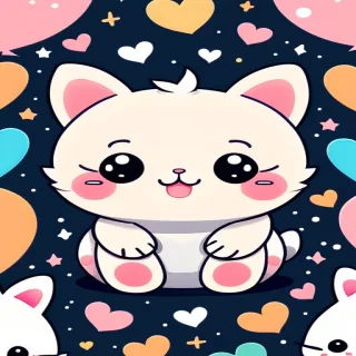 cute background drawing