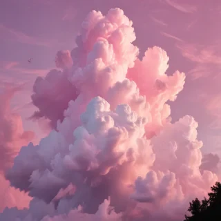 pink cloud wallpaper