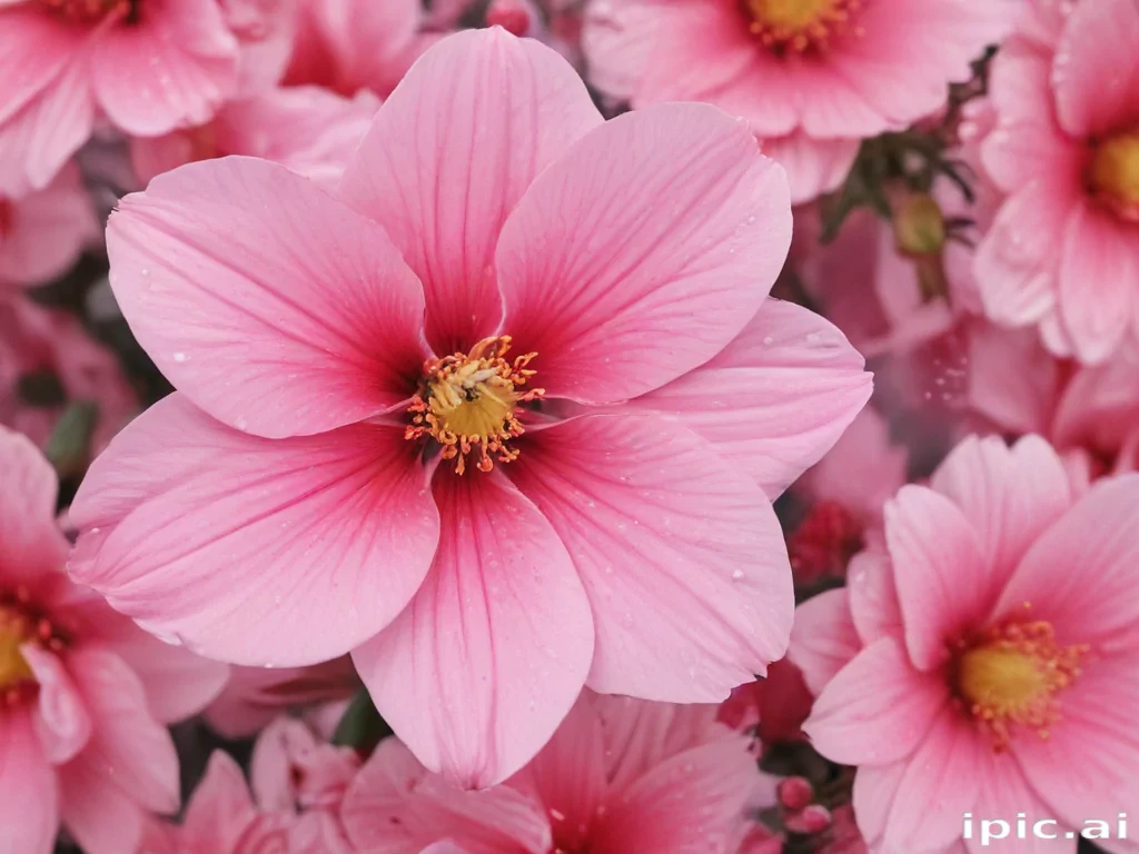 pink flower background